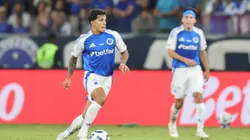 MG - BELO HORIZONTE - 04/05/2025 - BRASILEIRO A 2025, CRUZEIRO X FLAMENGO - Lucas Romero jogador do Cruzeiro durante partida contra o Flamengo no estadio Mineirao pelo campeonato Brasileiro A 2025. Foto: Gilson Lobo/AGIF