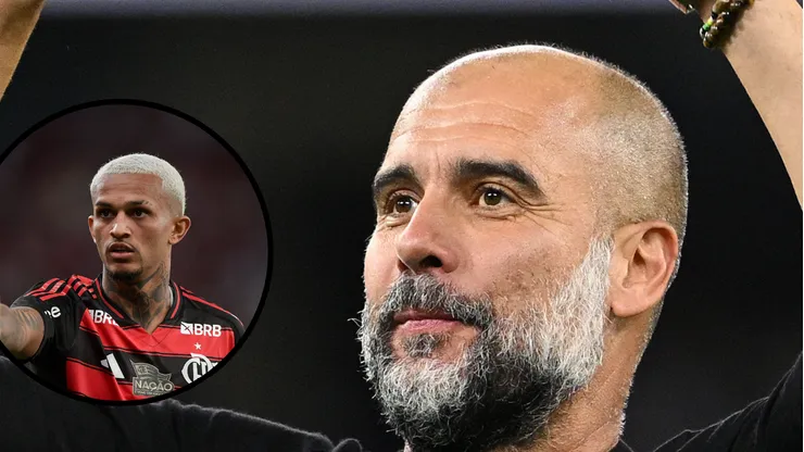 Guardiola é o técnico do Manchester City. Fotos: Stu Forster/Getty Images e Thiago Ribeiro/AGIF.