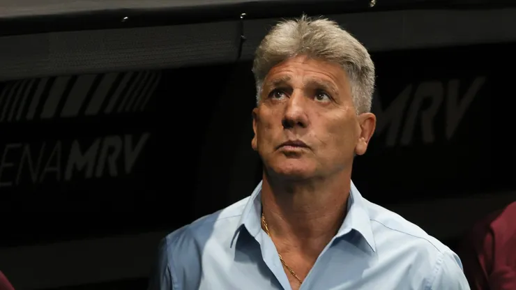 Renato Gaúcho, técnico do Fluminense, durante partida contra o Atlético-MG, pelo Brasileirão Betano. Foto: Gilson Lobo/AGIF.