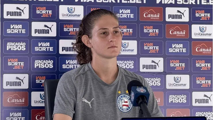 Barbosa falou sobre o duelo contra o Sport no Brasileirão Feminino - Foto: Rafael Rodrigues / E.C Bahia