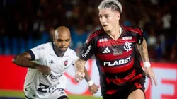 Varela jogador do Flamengo durante partida contra o Botafogo-PB -Foto: Thiago Limas/AGIF