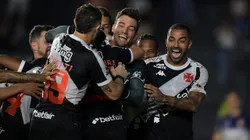 Léo Jardim comemora classificação do Vasco pela Copa do Brasil. Foto: Thiago Ribeiro/AGIF