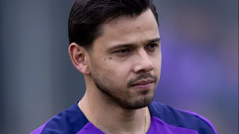 Ángel Romero durante treinamento no CT Joaquim Grava. Foto: Rodrigo Coca/Ag. Corinthians