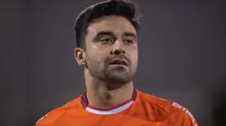 Matheus Albino em partida contra a Chape