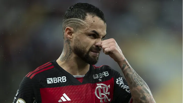 Michael durante partida entre Flamengo e Red Bull Bragantino, no Maracanã, pelo Brasileirão 2024.