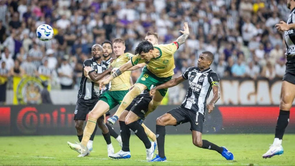 Palmeiras venceu o jogo de ida - Foto: Baggio Rodrigues/AGIF.