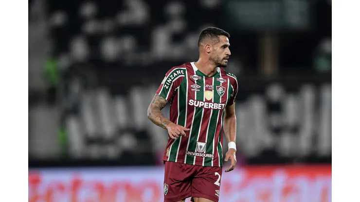 Renato Augusto jogador do Fluminense durante partida contra o Vasco no estádio Engenhão pelo campeonato Brasileiro A 2024. Foto: Thiago Ribeiro/AGIF