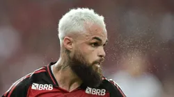 RJ - RIO DE JANEIRO - 10/05/2025 - BRASILEIRO A 2025, FLAMENGO X BAHIA - Michael jogador do Flamengo durante partida contra o Bahia no estadio Maracana pelo campeonato Brasileiro A 2025.