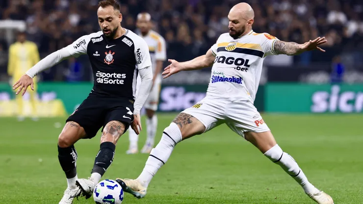 Corinthians x Novorizontino se enfrentando na Neo Química Arena pela Copa do Brasil 2025. Foto: Marcello Zambrana/AGIF