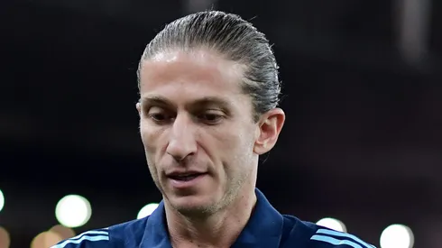 RJ - RIO DE JANEIRO - 21/05/2025 - COPA DO BRASIL 2025, FLAMENGO X BOTAFOGO-PB - Filipe Luis tecnico do Flamengo durante partida contra o Botafogo-PB no estadio Maracana pelo campeonato Copa Do Brasil 2025.