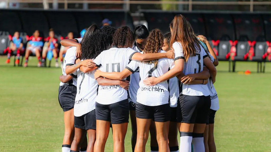Jogadoras do Botafogo na Copa Rio Feminina Sub-20
