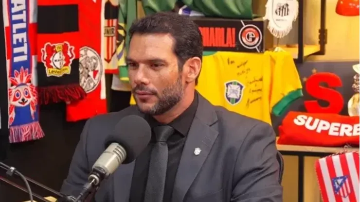 Novo presidente da CBF, Samir Xaud Imagem: Reprodução/Charla Podcast