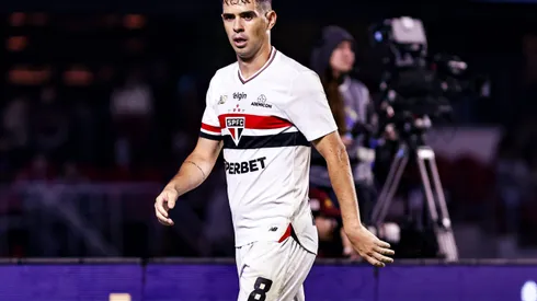 Oscar jogador do São Paulo durante partida contra o Grêmio no estádio Morumbi pelo campeonato Brasileiro A 2025. Foto: Fabio Giannelli/AGIF