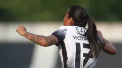 Vic Albuquerque comemora vitória contra o América no Brasileirão Feminino - Foto: Anderson Romao/AGIF