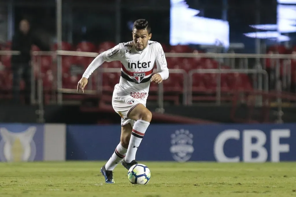 SP – Sao Paulo – 30/05/2018 – Brasileiro A 2018, Sao Paulo x Botafogo – Petros jogador do Sao Paulo durante partida contra o Botafogo no estadio Morumbi pelo campeonato Brasileiro A 2018. Foto: Marcello Zambrana/AGIF