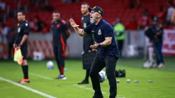 Rafael Guanaes técnico do Mirassol durante partida contra o Internacional no estádio Beira-Rio pelo campeonato Brasileiro A 2025. Foto: Maxi Franzoi/AGIF