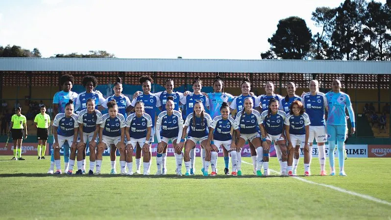 Time do Cruzeiro. Fotos: Gustavo Martins/ Cruzeiro