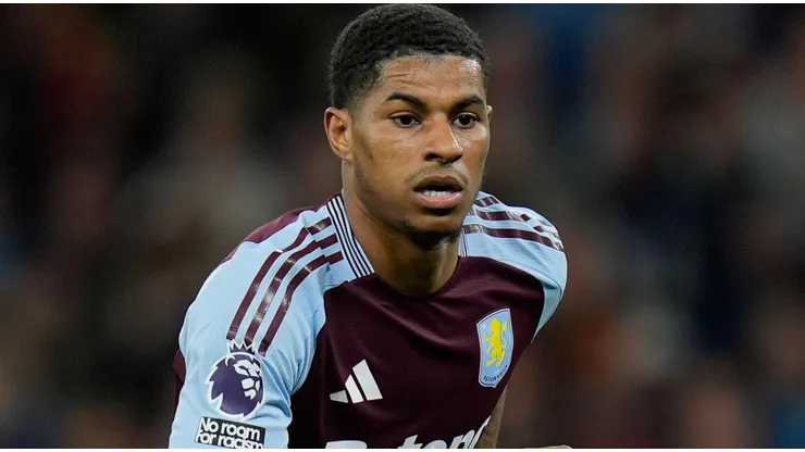 Marcus Rashford pelo Aston Villa. Foto: Action Plus Sports Images / Alamy Stock Photo