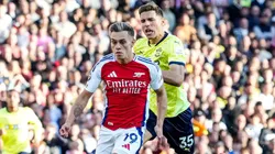 Leandro Trossard em partida entre Arsenal e Southampton. Foto: MB Media Solutions / Alamy Stock Photo