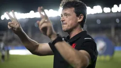Fernando Diniz, técnico do Vasco, durante partida contra o Fortaleza no estadio Sao Januario pelo campeonato Brasileiro A 2025. Foto: Jorge Rodrigues/AGIF