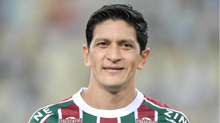 Cano jogador do Fluminense durante partida contra o Aparecidense no estádio Maracanã pelo campeonato Copa do Brasil.