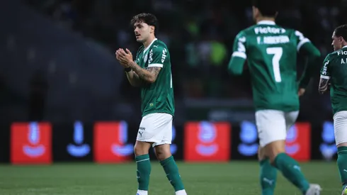 SP - SAO PAULO - 22/05/2025 - COPA DO BRASIL 2025, PALMEIRAS X CEARA - Mauricio jogador do Palmeiras durante partida contra o Ceara no estadio Arena Allianz Parque pelo campeonato Copa Do Brasil 2025. Foto: Ettore Chiereguini/AGIF