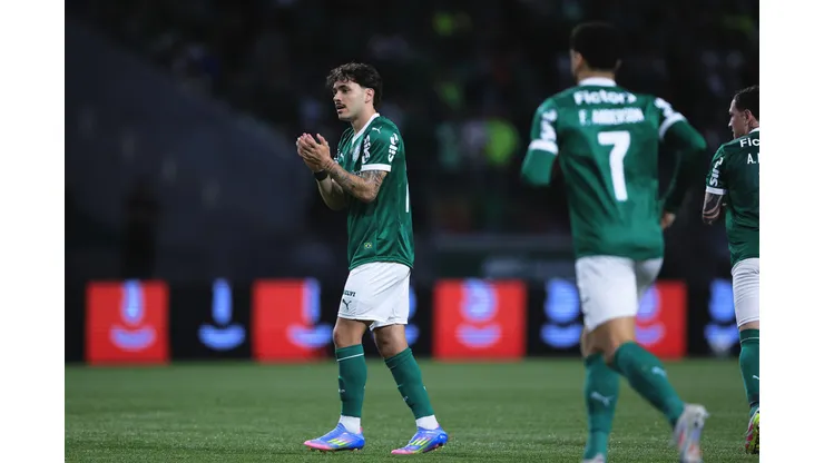 SP - SAO PAULO - 22/05/2025 - COPA DO BRASIL 2025, PALMEIRAS X CEARA - Mauricio jogador do Palmeiras durante partida contra o Ceara no estadio Arena Allianz Parque pelo campeonato Copa Do Brasil 2025. Foto: Ettore Chiereguini/AGIF