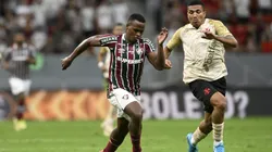 DF - BRASILIA - 05/02/2025 - CARIOCA 2025, VASCO X FLUMINENSE - Jhon Arias jogador do Fluminense durante partida contra o Vasco no estadio Mane Garrincha pelo campeonato Carioca 2025. Foto: Mateus Bonomi/AGIF