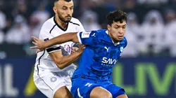 Marcos Almeida pelo Al-Hilal. Foto: Xinhua / Alamy Stock Photo