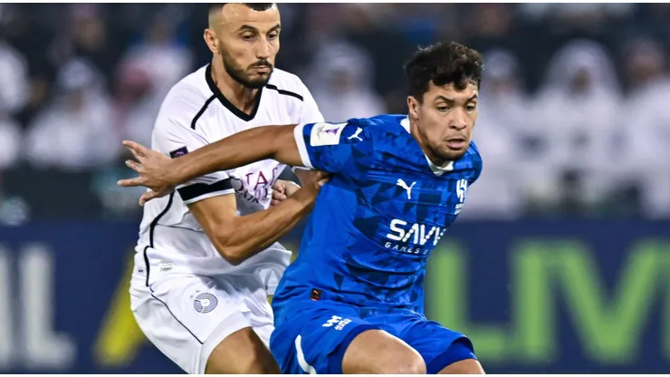 Marcos Almeida pelo Al-Hilal. Foto: Xinhua / Alamy Stock Photo