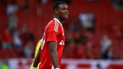 Ricardo Mathias jogador do Internacional durante partida contra o Mirassol no estádio Beira-Rio pelo campeonato Brasileiro A 2025.