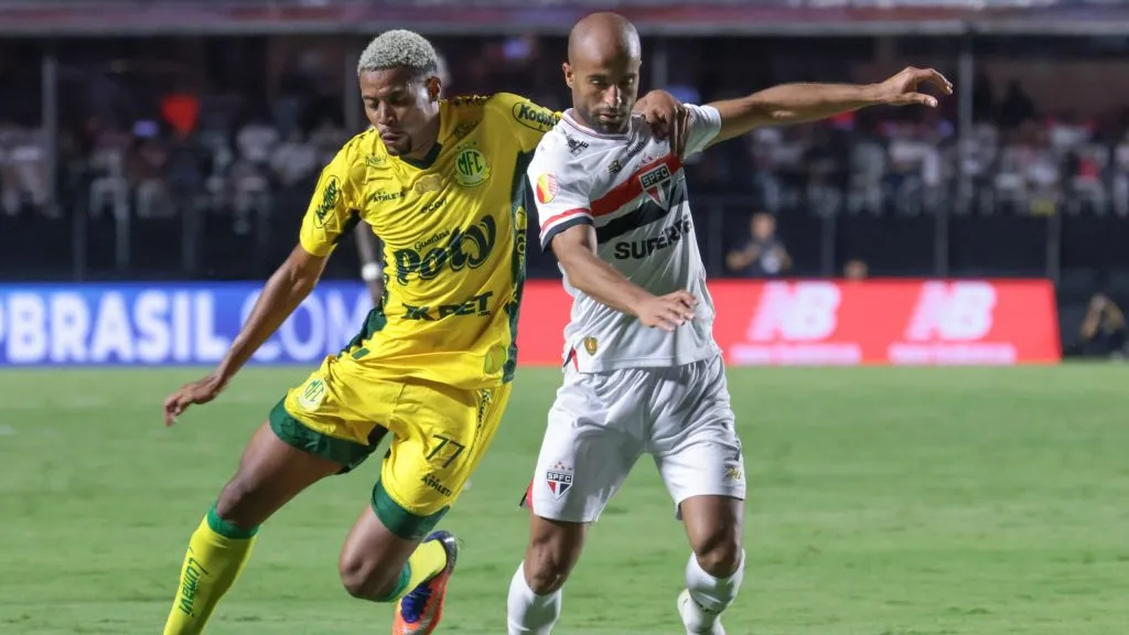 SP – SAO PAULO – 05/02/2025 – PAULISTA 2025, SAO PAULO X MIRASSOL – Lucas Moura jogador do Sao Paulo durante partida contra o Mirassol no estadio Morumbi pelo campeonato Paulista 2025. Foto: Marcello Zambrana/AGIF