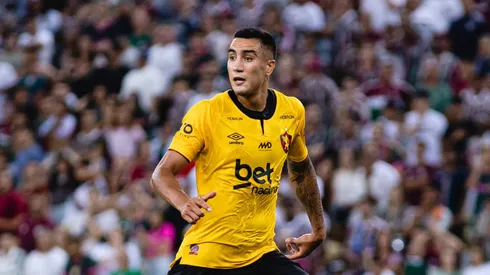 Rivera durante partida do Leão da Ilha no Brasileirão