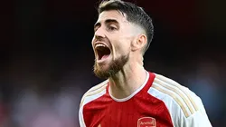 Jorginho durante partida entre Arsenal e Monaco, em amistoso no ano de 2023.