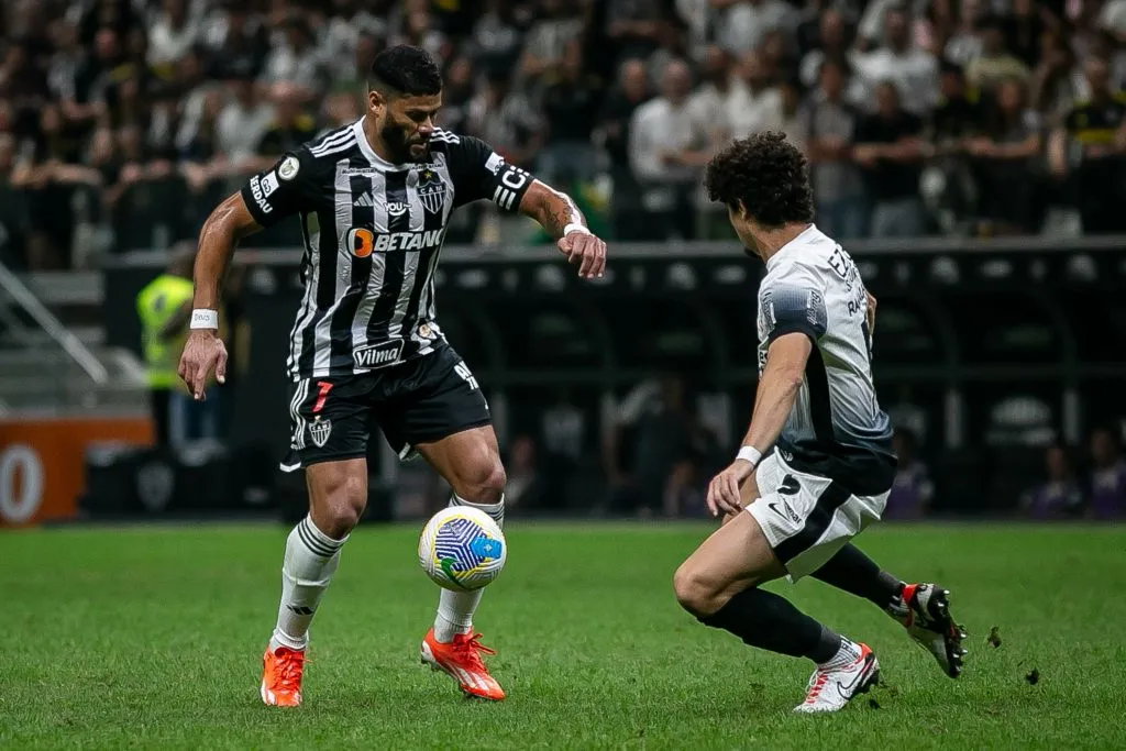 Hulk jogador do Atletico-MG durante partida contra o Corinthians – Foto: Fernando Moreno/AGIF