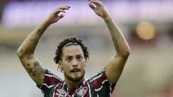 Guga jogador do Fluminense durante partida contra o Flamengo no estádio Maracanã pelo campeonato Carioca 2025. Foto: Alexandre Loureiro/AGIF