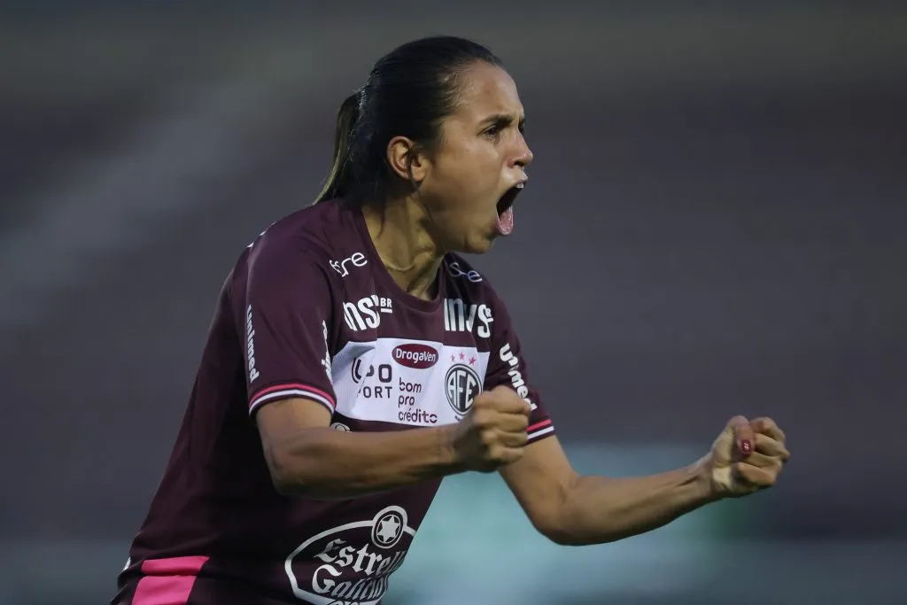 Jogadora da Ferroviária. Foto: Pedro Zacchi/AGIF