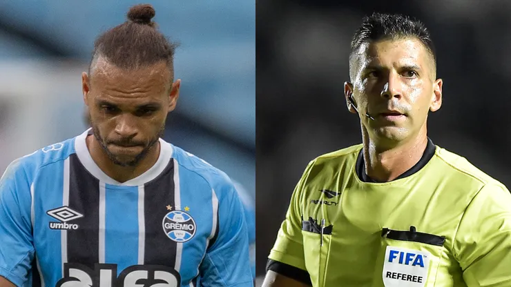 Braithwaite, atacante do Grêmio e Bruno Arleu de Araújo
