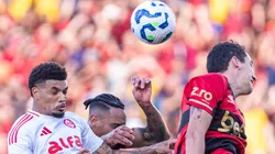 Juninho jogador do Internacional durante partida contra o Sport no estadio Ilha do Retiro pelo campeonato Brasileiro A 2025. Foto: Rafael Vieira/AGIF