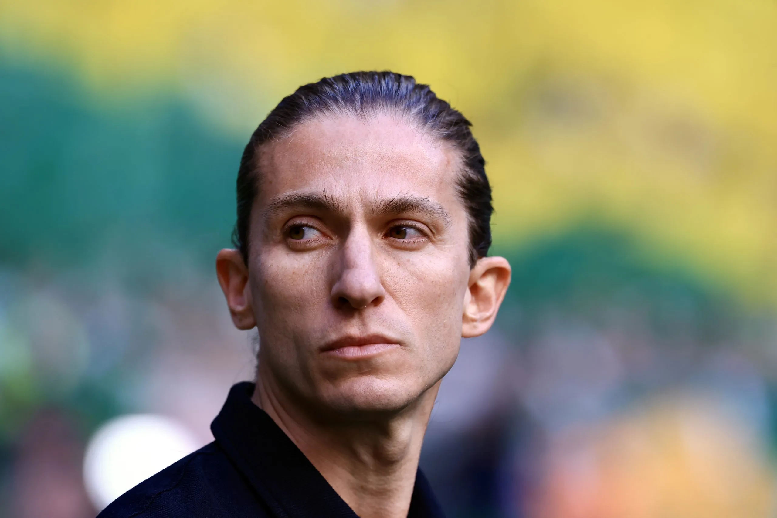 Filipe Luis tecnico do Flamengo durante partida contra o Palmeiras no estadio Arena Allianz Parque pelo campeonato Brasileiro A 2025. Foto: Marcello Zambrana/AGIF