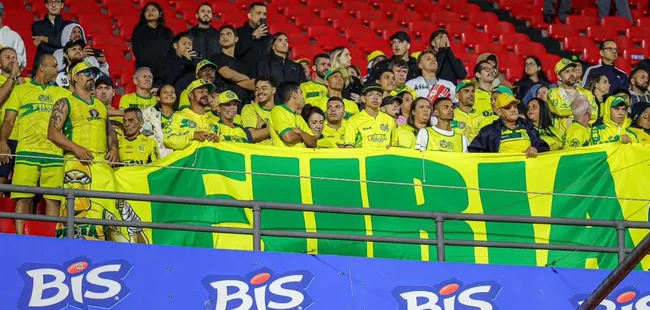 Torcedores do Mirassol acompanham atentos a partida do time contra o São Paulo no Morubi pelo Brasileirão Série A. Foto: JP Pinheiro/Agência Mirassol