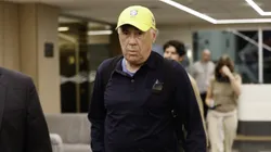 Ancelotti em sua chegada ao Rio de Janeiro. Foto: Rafael Ribeiro/CBF