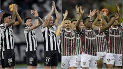 Botafogo e Fluminense. Foto: Alexandre Loureiro/AGIF