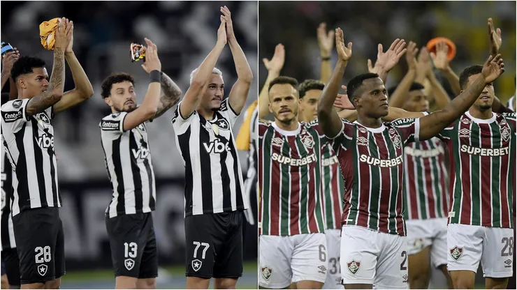 Botafogo e Fluminense. Foto: Alexandre Loureiro/AGIF
