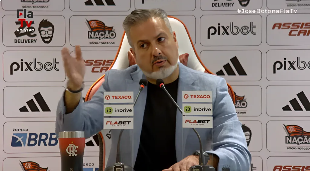 Foto: Reprodução/YouTube – José Boto ficou irritado com as reclamações do rival.