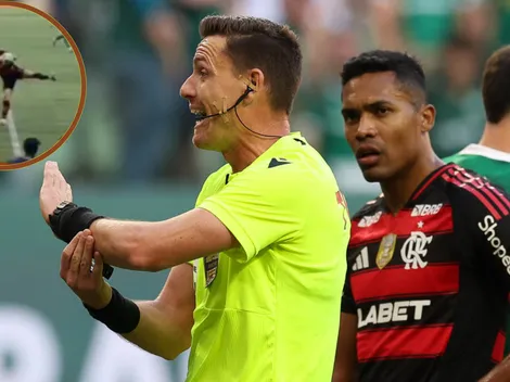Câmera atrás do gol confirma pênalti de Varela em Palmeiras x Fla