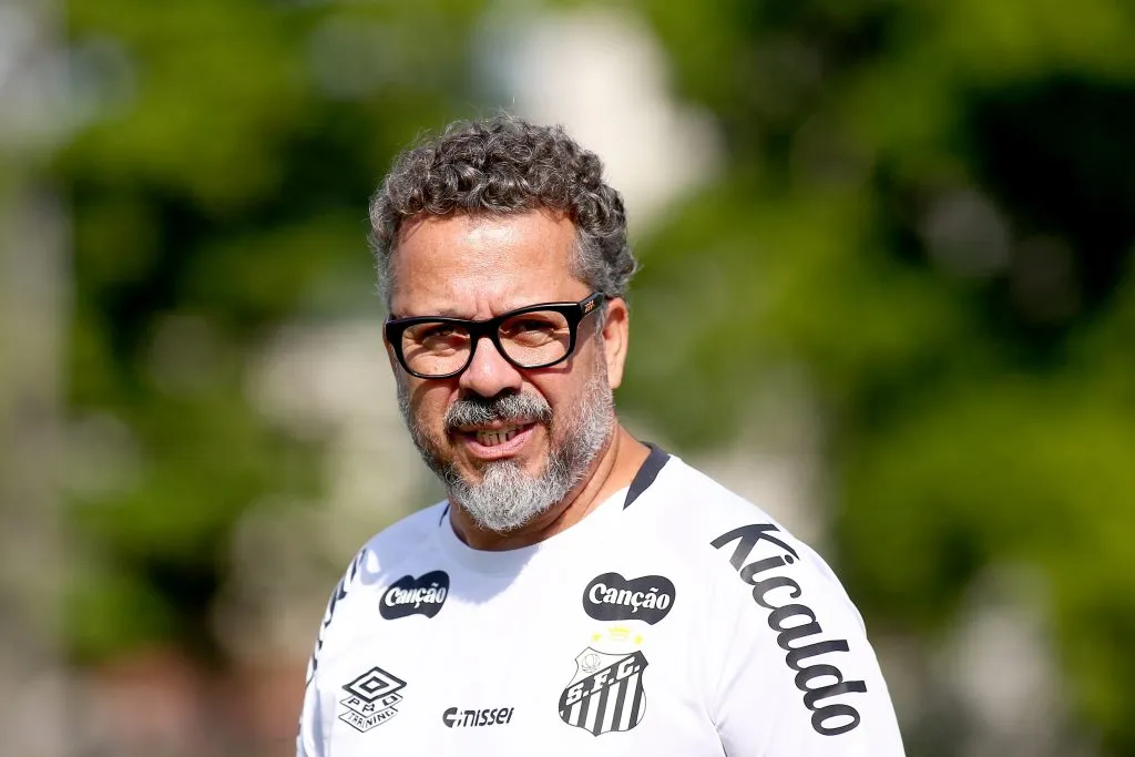 Cléber Xavier vai tomando decisões no Santos - Foto: Maurício De Souza/AGIF.