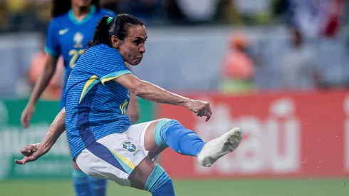 Marta, jogadora da Seleção Feminina. Seleção Feminina. Foto: Rafael Vieira/AGIF