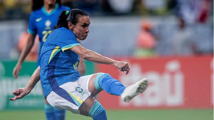 Marta, jogadora da Seleção Feminina. Seleção Feminina. Foto: Rafael Vieira/AGIF