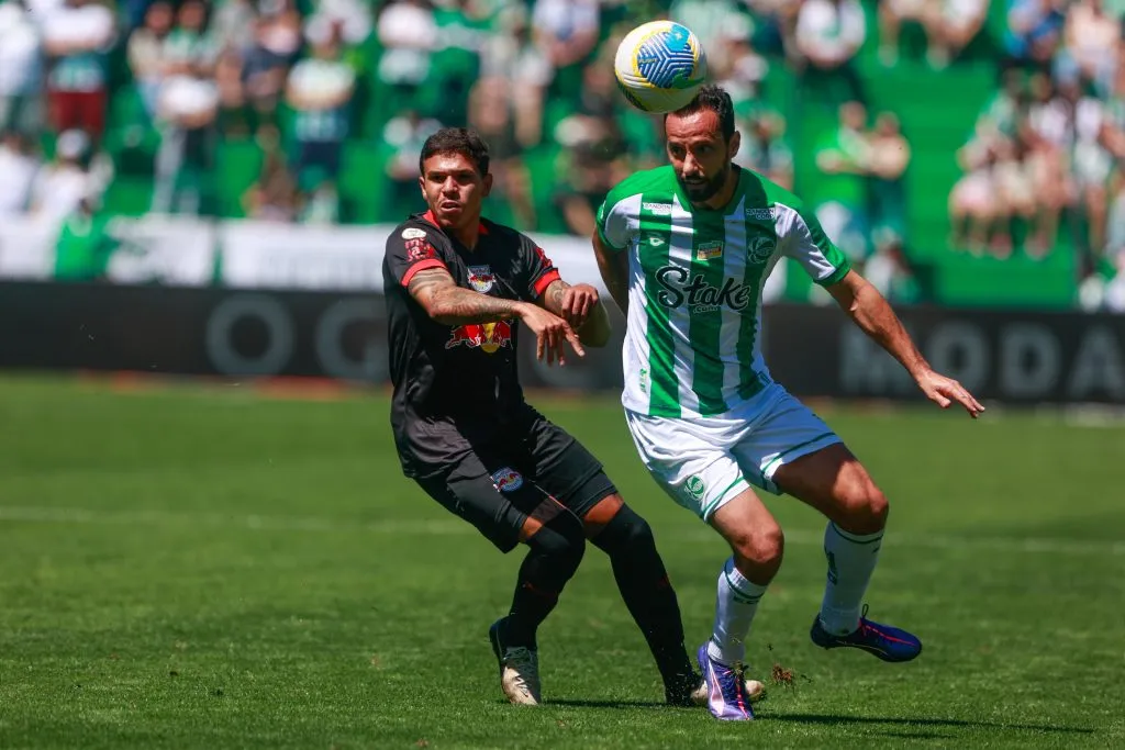 Nene jogador do Juventude durante partida contra o Bragantino pelo campeonato Brasileiro A 2024 – Foto: Luiz Erbes/AGIF